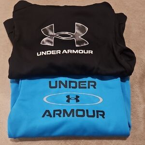 Under Armour Kids' Black and Blue Hoodies